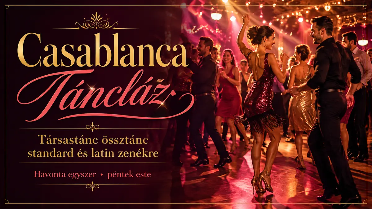 Társastánc össztánc buli - Casablanca Táncláz